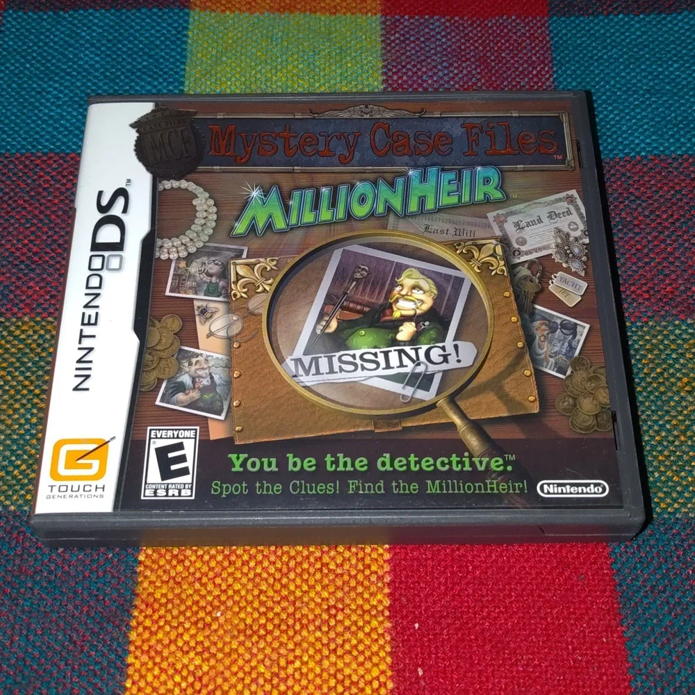 Mystery Case Files: MillionHeir (Nintendo DS, 2008)